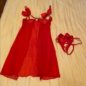 Red Lingerie set